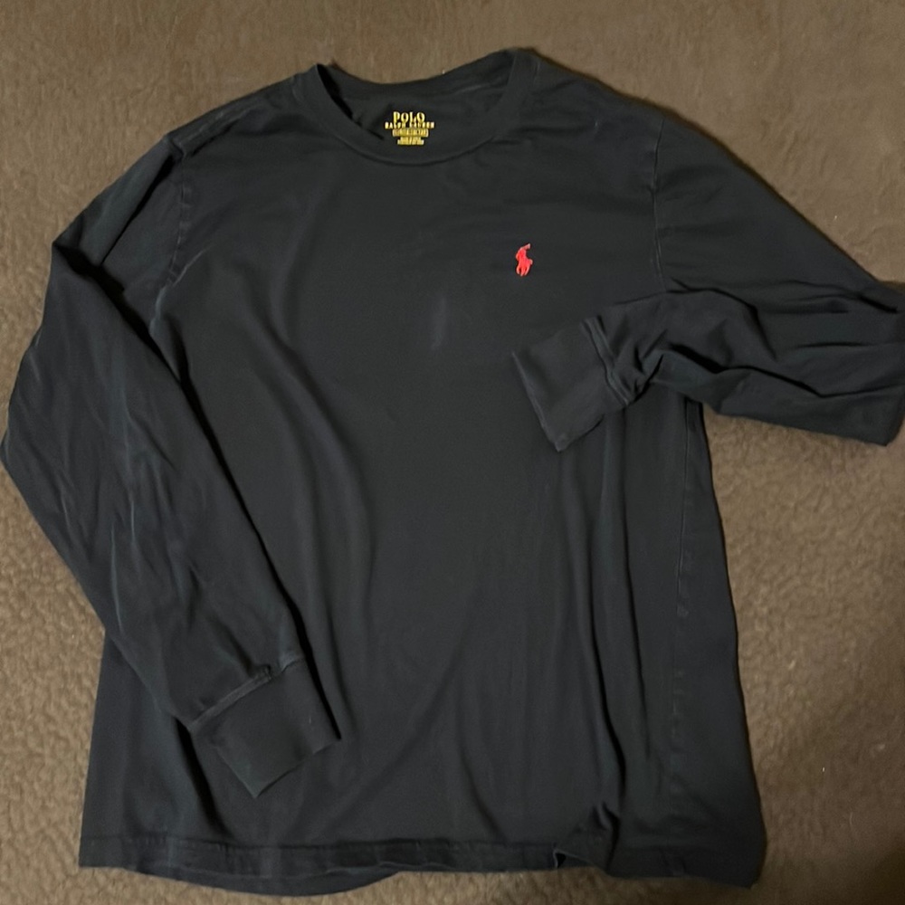 Polo long sleeve Tee boys size Large 14-16